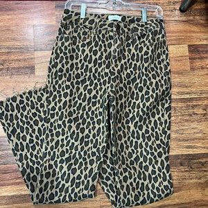 YMI cheetah flair jeans 11/30